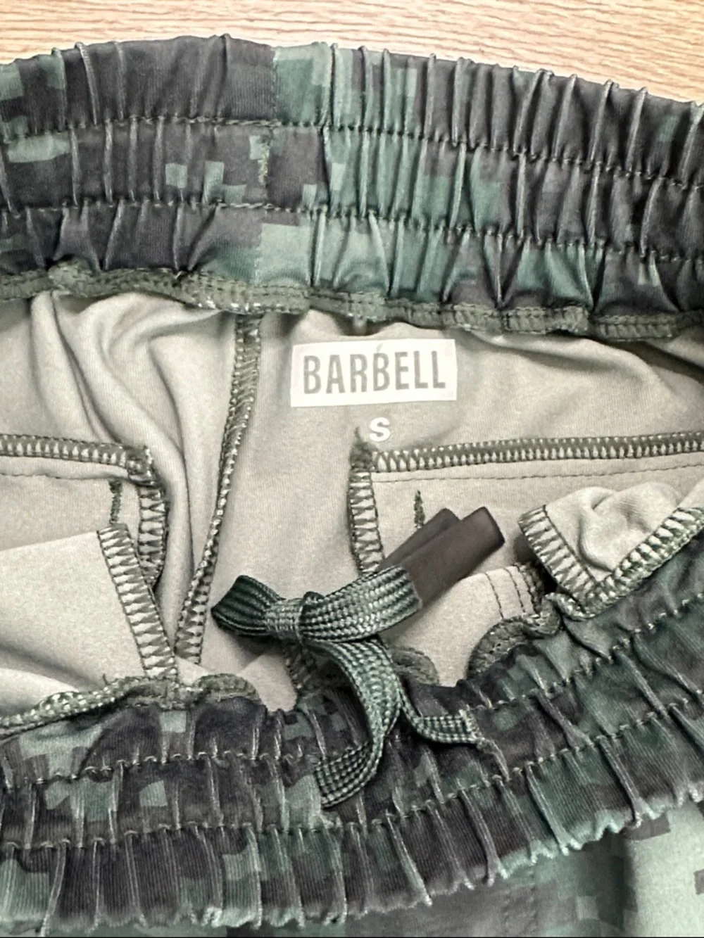 Barbell Apparel Ultralight Jogger Pants Green Digital‎ Camo Size Small